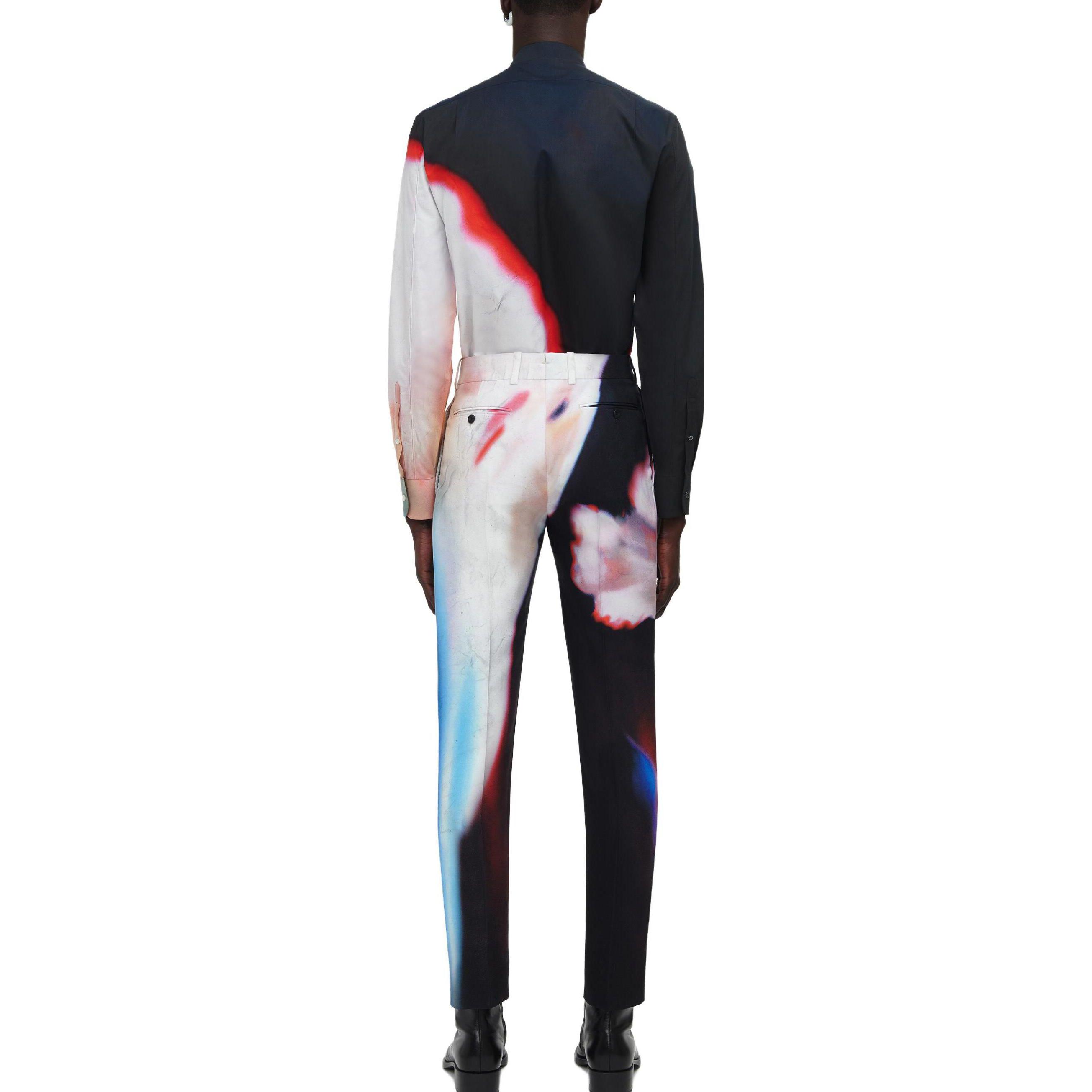 Shop Alexander McQueen Pantalones Casuales Estilo Tie-Dye Multicolor. 749715-QVQ12-8500