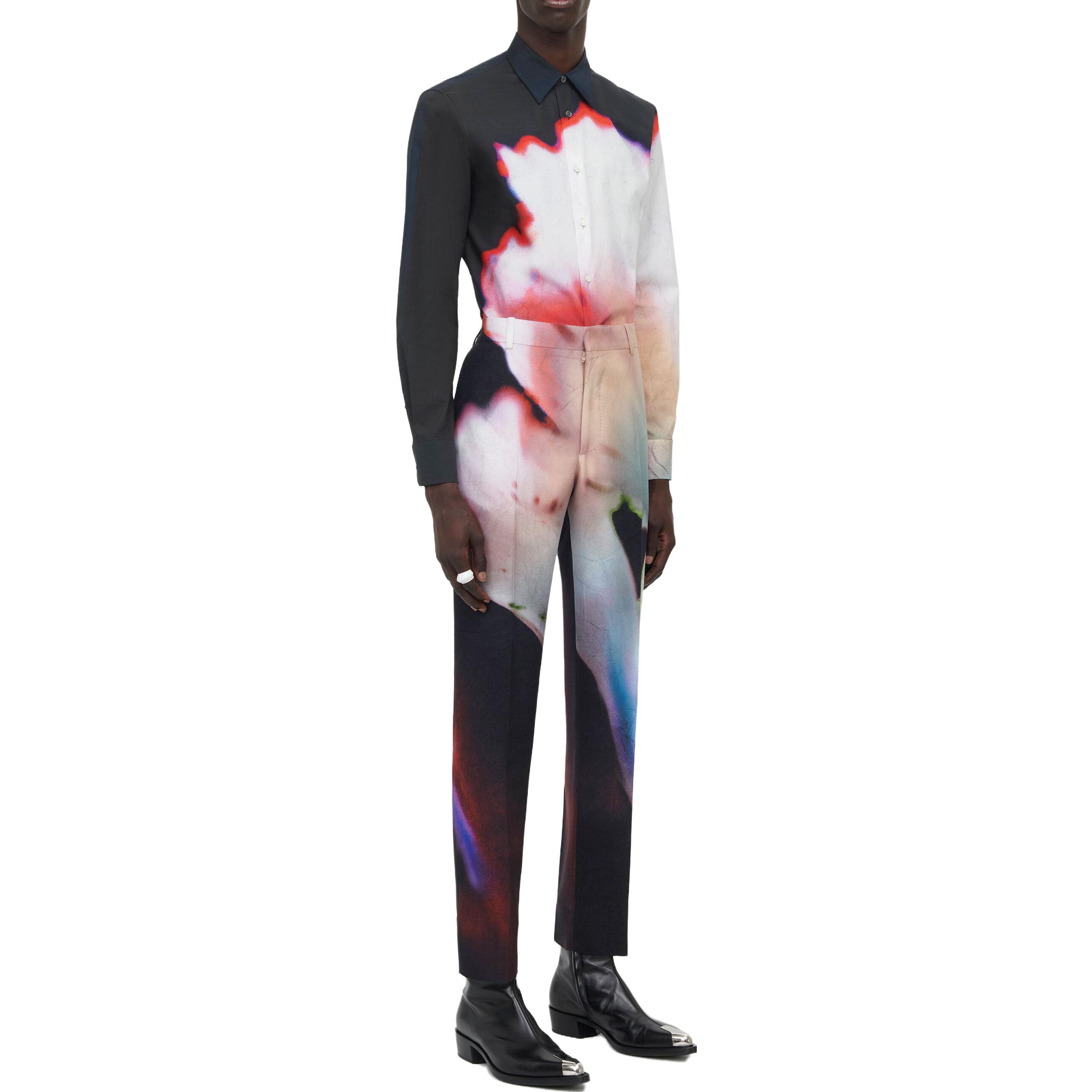 Purchase Alexander McQueen Pantalones Casuales Estilo Tie-Dye Multicolor. 749715-QVQ12-8500