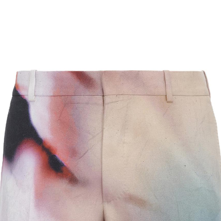 Details for Alexander McQueen Pantalones Casuales Estilo Tie-Dye Multicolor. 749715-QVQ12-8500