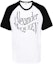 Order Camiseta Cuello Redondo Alexander McQueen Blanca con Logo en Contraste. 781983-QTAA8-0909