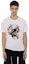 Purchase Alexander McQueen Kemeja-T Putih Longgar Cetakan Tengkorak Lelaki. 776326-QTAAV-0909