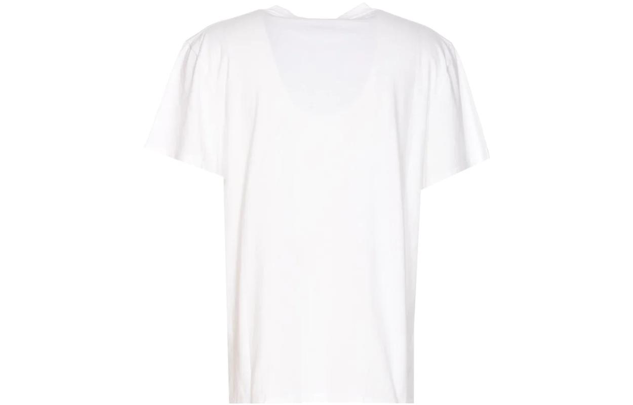 Lookbook Alexander McQueen  White Crewneck Skull Print T-Shirt 776336-QTAAL-0962