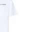 Sizing Alexander McQueen Logo Putih Baju-T Leher Bulat Gaya Kasual. 776281-QXAAB-9000