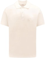 Alexander McQueen White Solid Color Short Sleeve Polo Shirt 776379-QXAAJ-9000 Alexander McQueen White Solid Color Short Sleeve Polo Shirt 776379-QXAAJ-9000