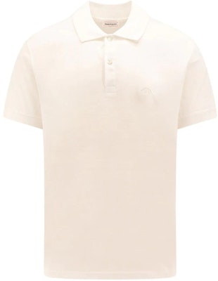 Alexander McQueen Baju Polo Lengan Pendek Putih Warna Solid 776379-QXAAJ-9000 Buy Alexander McQueen Baju Polo Lengan Pendek Putih Warna Solid 776379-QXAAJ-9000