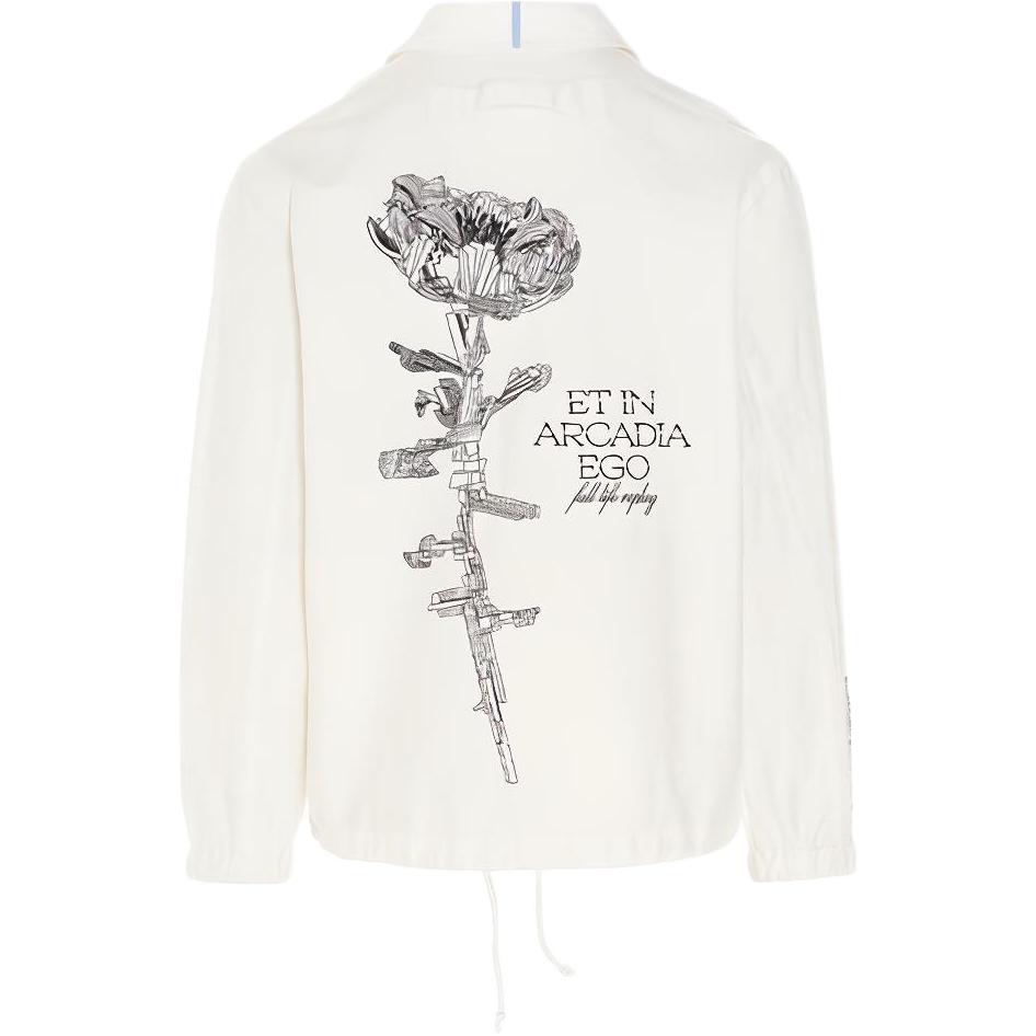 Alexander McQueen Alphabet Print Long Sleeve Jacket 638519-RQQ19-9273