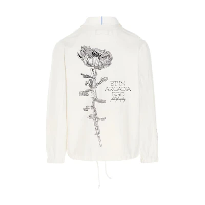 Alexander McQueen Alphabet Print Long Sleeve Jacket 638519-RQQ19-9273