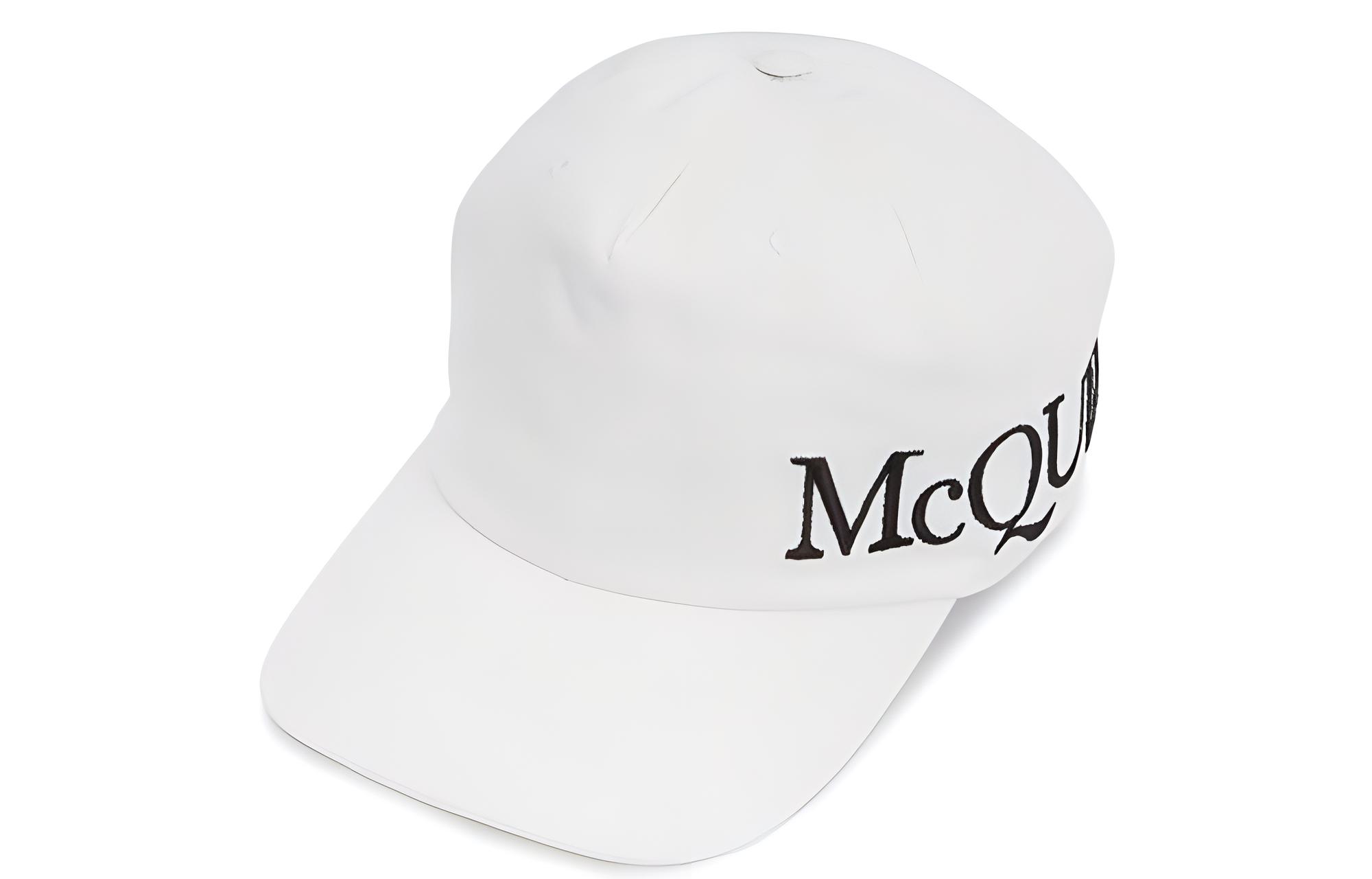 Alexander McQueen Alphabet Trendy Baseball Cap Unisex Fashion Hat 632896-4105Q-9260
