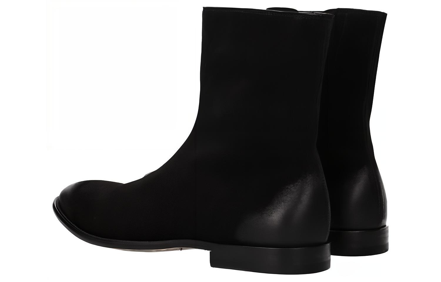 Shop 亞歷山大·麥昆 休閒舒適 短靴 男款 黑色