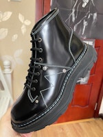 Alexander McQueen Ankle Boot 'Black Platform' 604253WHQS11428 Alexander McQueen Ankle Boot 'Black Platform' 604253WHQS11428