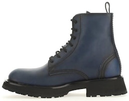 Alexander McQueen Ankle Boot 'Blue Black' 711119WHU341103 Alexander McQueen Ankle Boot 'Blue Black' 711119WHU341103