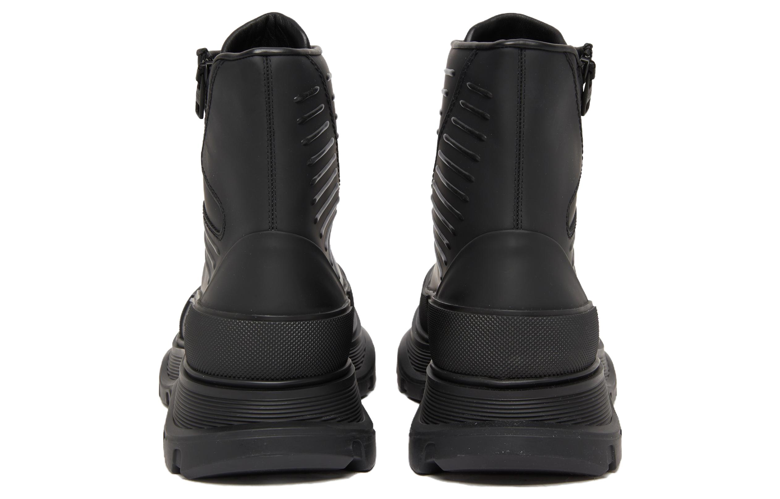 Details for Alexander McQueen 亞歷山大麥昆 時尚舒適 短靴 男款 黑色