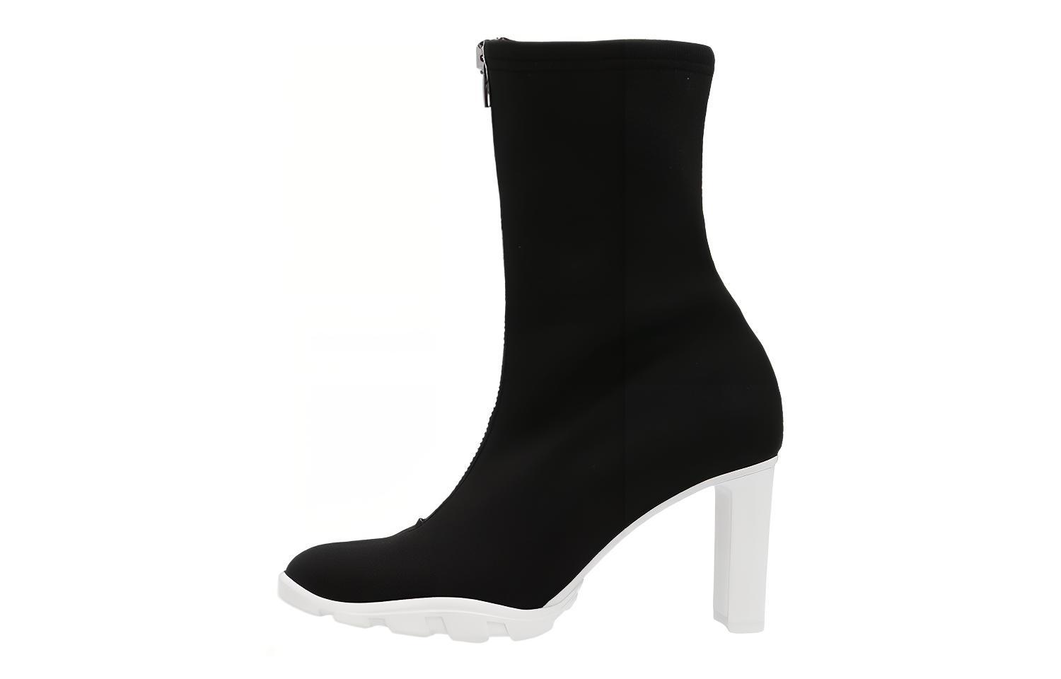 Alexander McQueen Ankle Boot 'White/Black' 690812W4SQ11053