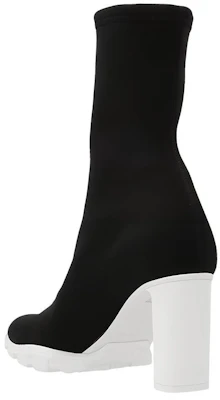 Alexander McQueen Ankle Boot 'White/Black' 690812W4SQ11053 Lookbook Alexander McQueen Ankle Boot 'White/Black' 690812W4SQ11053