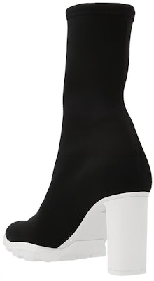 Alexander McQueen Ankle Boot 'White/Black' 690812W4SQ11053 Lookbook Alexander McQueen Ankle Boot 'White/Black' 690812W4SQ11053