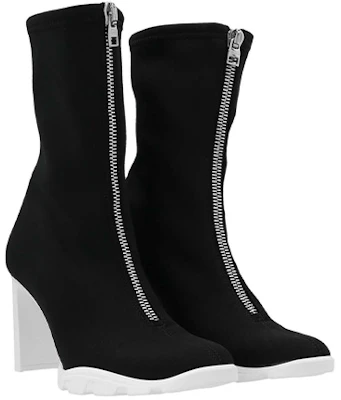 Alexander McQueen Ankle Boot 'White/Black' 690812W4SQ11053 Shop Alexander McQueen Ankle Boot 'White/Black' 690812W4SQ11053