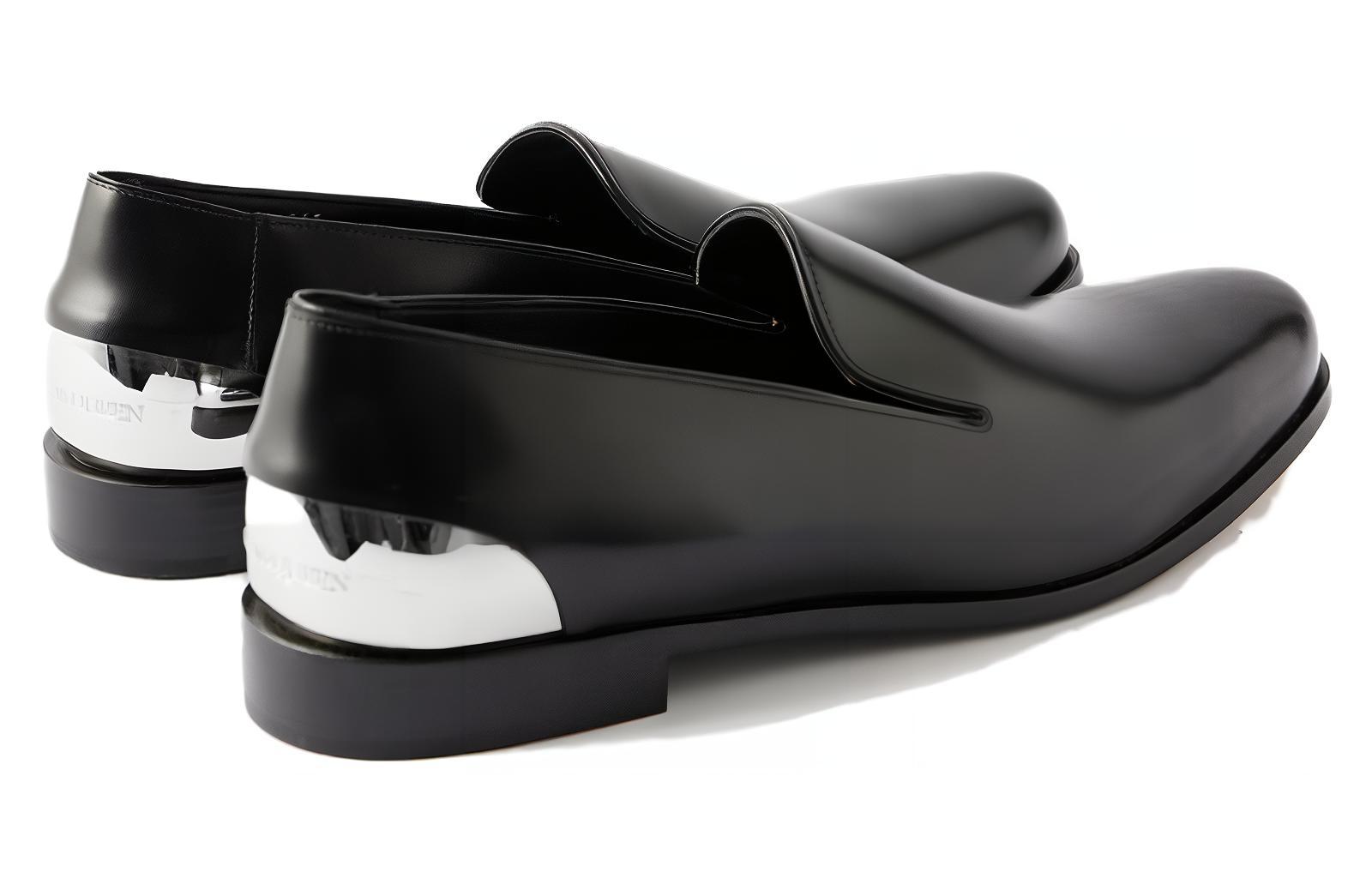 Lookbook Alexander McQueen Armadillo 95 Leather Ankle Strap Pumps 'Black' 778158WIES41081