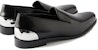 Alexander McQueen Armadillo 95 Kasut Tumit Tali Buku Lali 'Hitam' 778158WIES41081