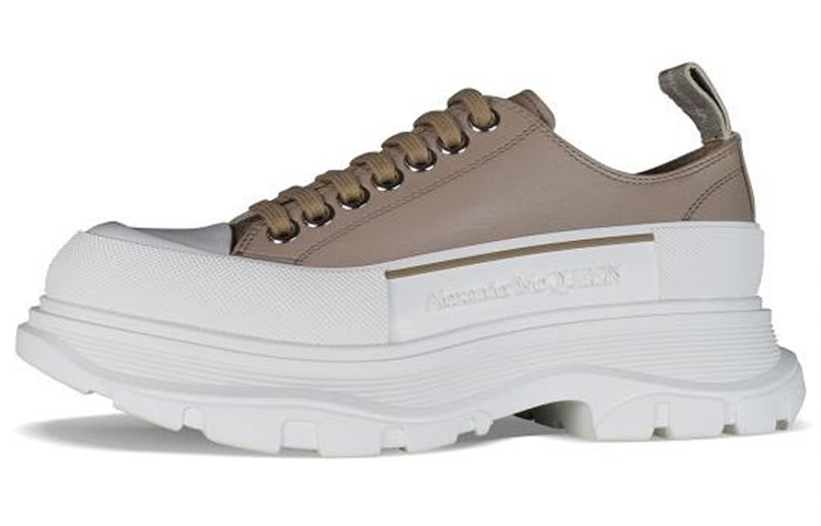Buy アレキサンダー・マックイーン トレッド スリック スニーカー ベージュホワイト 682418W4RJ42623