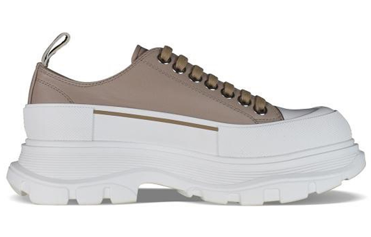 Alexander McQueen Basse Tread Slick Sneakers 'Beige White' 圖 2