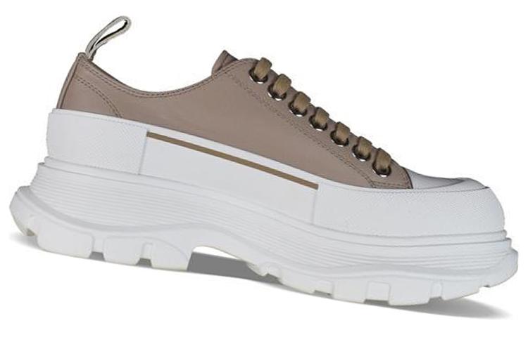 Alexander McQueen Basse Tread Slick Sneakers 'Beige White' 圖 3