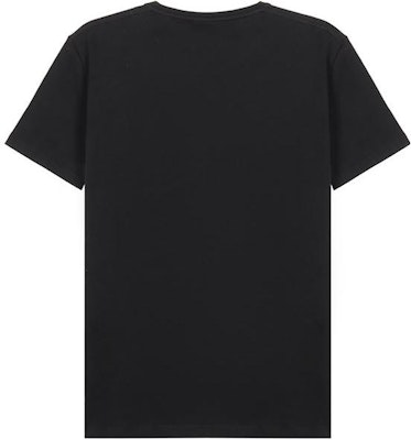 Alexander McQueen Kaos Hitam Logo Bordir Leher O-Crew 649876-QQZ56-0901 Lookbook Alexander McQueen Kaos Hitam Logo Bordir Leher O-Crew 649876-QQZ56-0901