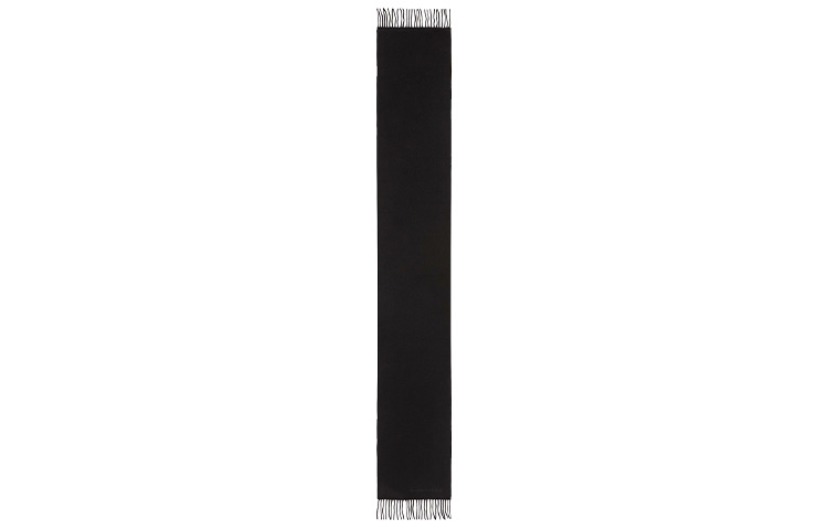 Alexander McQueen Black Cashmere Scarf Unisex. 5577124201Q1000
