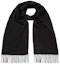 Lookbook Alexander McQueen 黑色羊絨圍巾 男女皆適用 5577124201Q1000