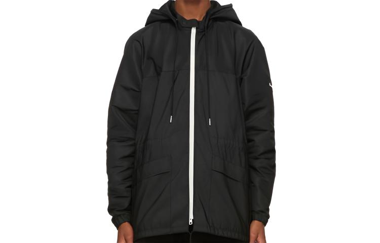 Alexander McQueen Black Colorblock Hooded Zip Jacket 649972-QQR27-1000