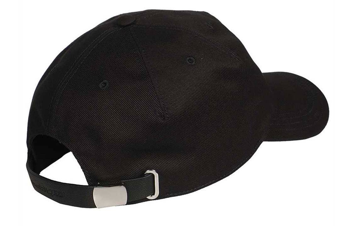 Lookbook 알렉산더 맥퀸 블랙 코튼 야구 모자 유니섹스 커플 스타일 클래식 디자인 632896U4105Q1078