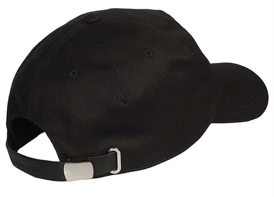 알렉산더 맥퀸 블랙 코튼 야구 모자 유니섹스 커플 스타일 클래식 디자인 632896U4105Q1078 Lookbook 알렉산더 맥퀸 블랙 코튼 야구 모자 유니섹스 커플 스타일 클래식 디자인 632896U4105Q1078