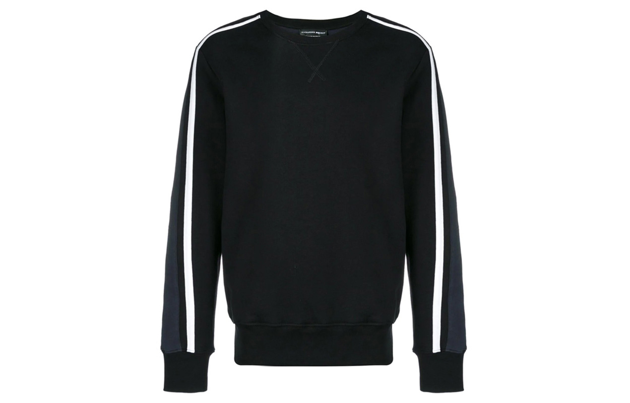 Alexander McQueen Black Cotton Logo Sweatshirt 559483-QMZA7-0901