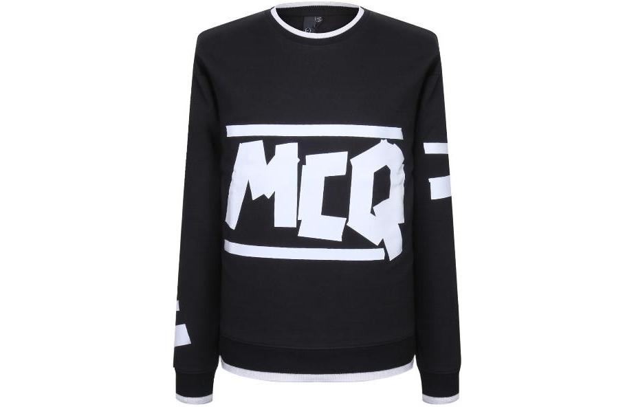 Alexander McQueen Black Crewneck Long Sleeve Sweatshirt 348041-RFR39-1000