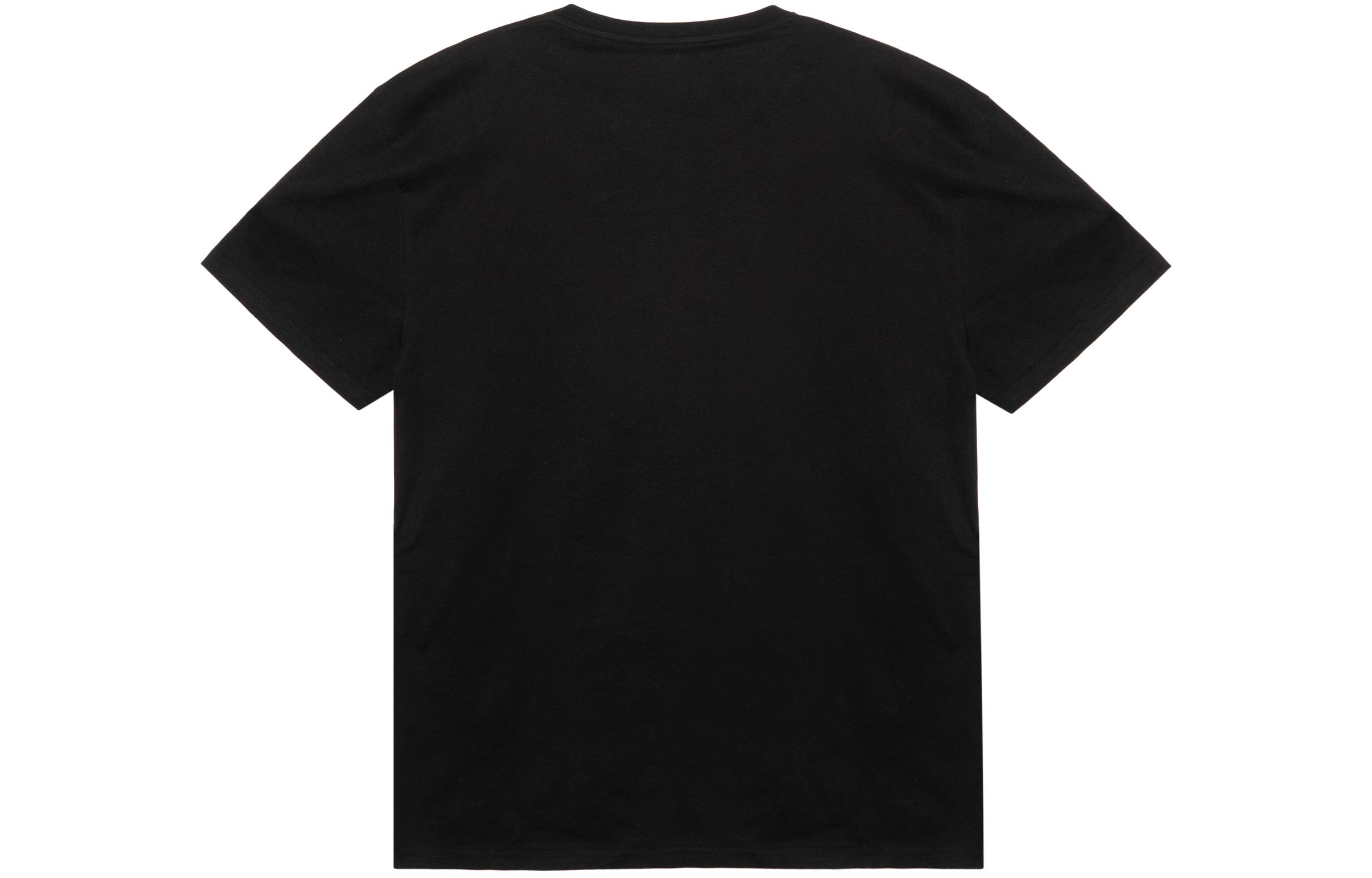 Lookbook Alexander McQueen Black Letter Print T-Shirt 622104QPZ570901