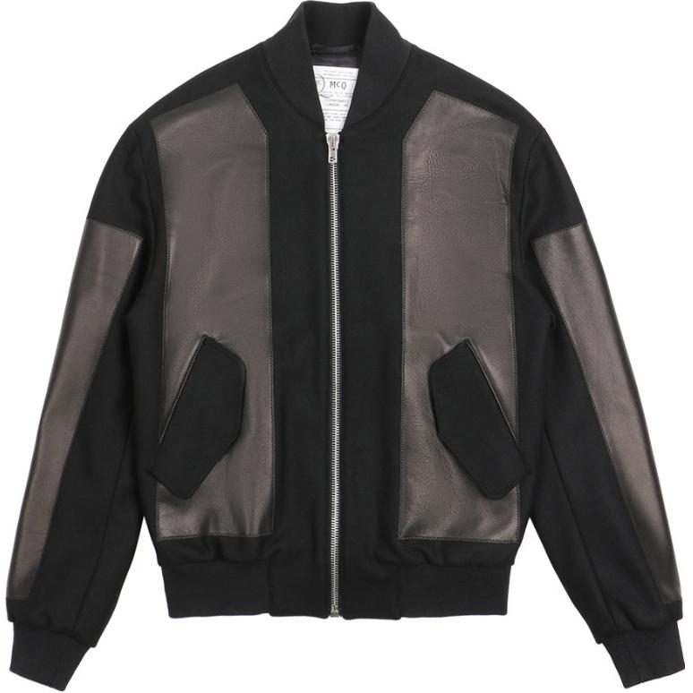 Alexander McQueen Black Long Sleeve V-Neck Zip Jacket 379423-RFQ10-1000