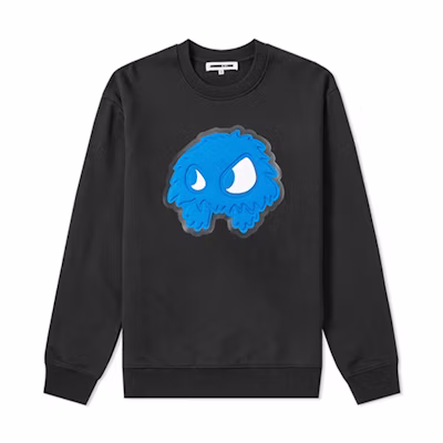 Alexander McQueen Black Monster Graphic Unisex Sweatshirt 415099-RNT48-1152