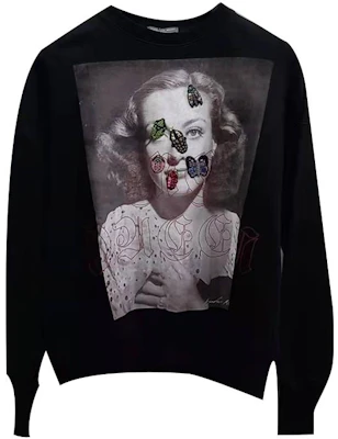 アレキサンダー・マックイーン ブラック フォト プリント クルーネック スウェット AM5433-51QLZ-0901 Buy アレキサンダー・マックイーン ブラック フォト プリント クルーネック スウェット AM5433-51QLZ-0901