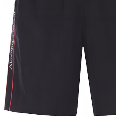 알렉산더 맥퀸 블랙 로고 탄성 허리 캐주얼 쇼츠 603050-4419Q-1000 Purchase 알렉산더 맥퀸 블랙 로고 탄성 허리 캐주얼 쇼츠 603050-4419Q-1000