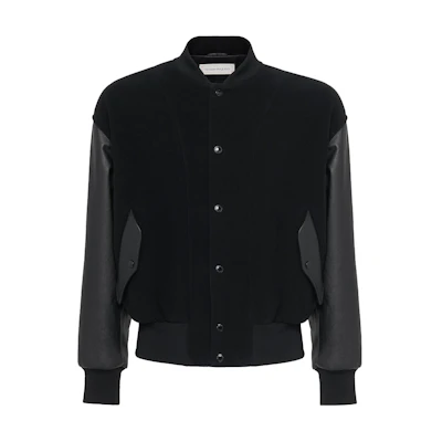 Alexander McQueen Black Single-Breasted Jacket with Micro Logo 760447-Q5HXX-1000