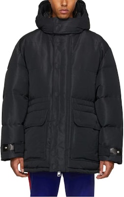 Alexander McQueen Black Solid Detachable Hood Long-Sleeve Jacket 662284-QRR67-1000 Buy Alexander McQueen Black Solid Detachable Hood Long-Sleeve Jacket 662284-QRR67-1000