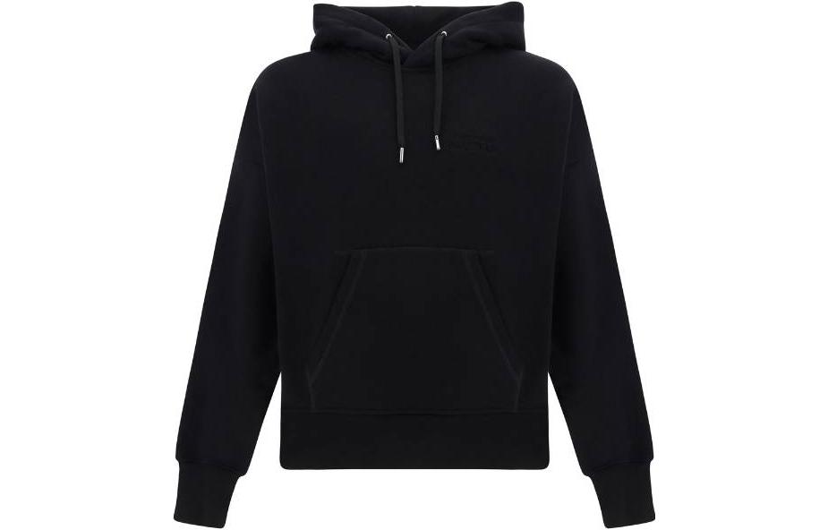 Alexander McQueen Black Solid Oversized Crewneck Pullover Sweatshirt 722257QVX631000