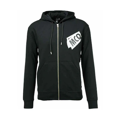 Alexander McQueen Black Zip-Up Hoodie 331653-RFR15-1000