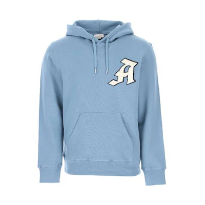 Alexander McQueen Blue Logo Appliqué Hoodie 625362-QPX43-4602