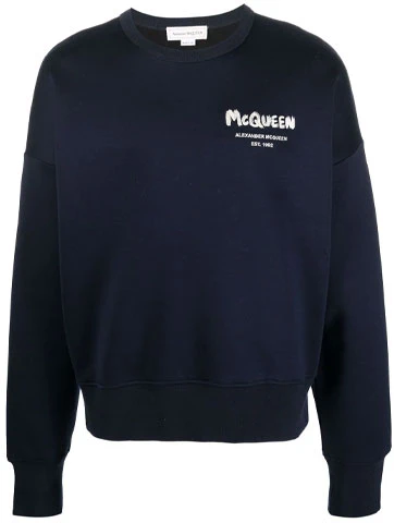 alexander-mc-queen-blue-printed-logo-long-sleeve-pullover-sweatshirt-671947-qsx-56-4100