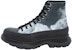 But Alexander McQueen Cetak Langit Biru Tread Slick Boot 'Biru Putih Hitam' 705665W4TG14582