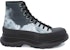But Alexander McQueen Cetak Langit Biru Tread Slick Boot 'Biru Putih Hitam' 705665W4TG14582