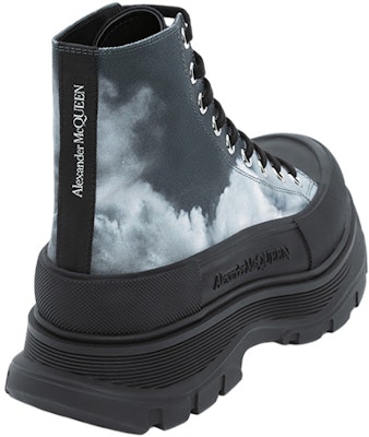 Alexander McQueen Tread Slick Boot 'Blue Sky Print' 705665W4TG14582 Shop Alexander McQueen Tread Slick Boot 'Blue Sky Print' 705665W4TG14582