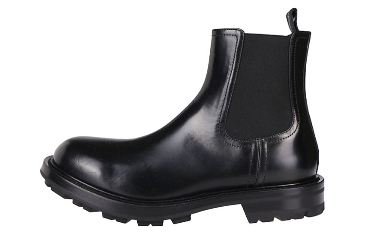 Alexander McQueen Boots 'Black 简约休闲马丁' 667913WHCVJ1000