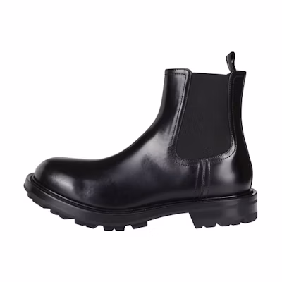 Alexander McQueen Boots 'Black 简约休闲马丁'