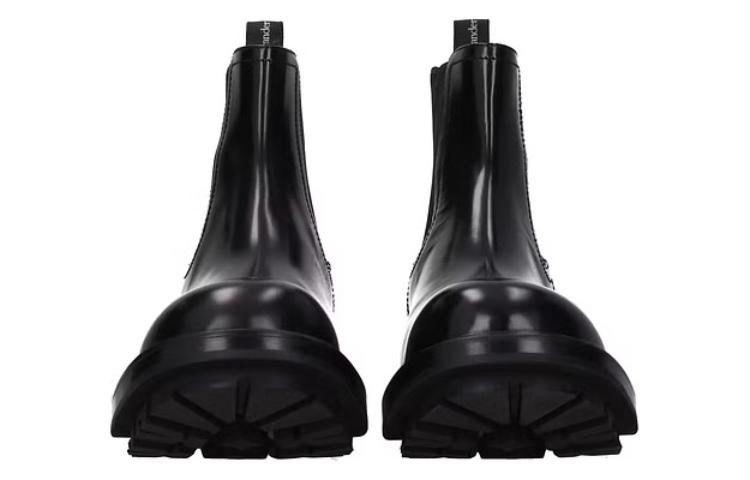 Alexander McQueen Boots 'Black 简约休闲马丁' 圖 4